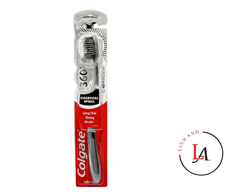 Bàn chải Colgate 360 Charcoal Spiral